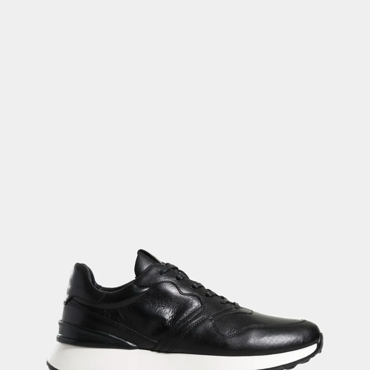 VELEZ - Vélez Tenis Cooper 3 De Cuero Para Hombre Spoiler Negro