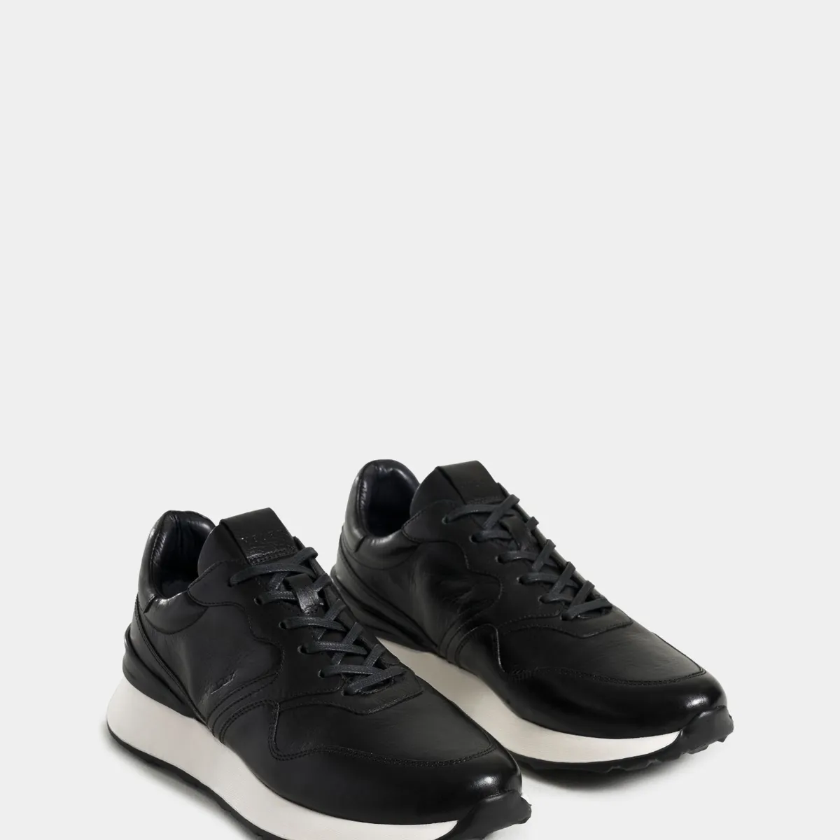 VELEZ - Vélez Tenis Cooper 3 De Cuero Para Hombre Spoiler Negro