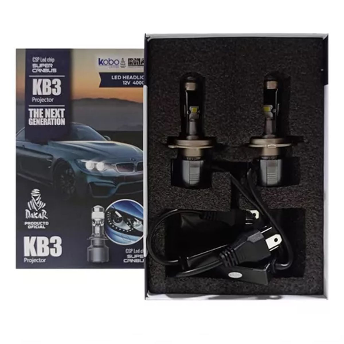 GENERICO - Kit Foco Iron Kb3 Cambus H11 Mini Lupa Proyector