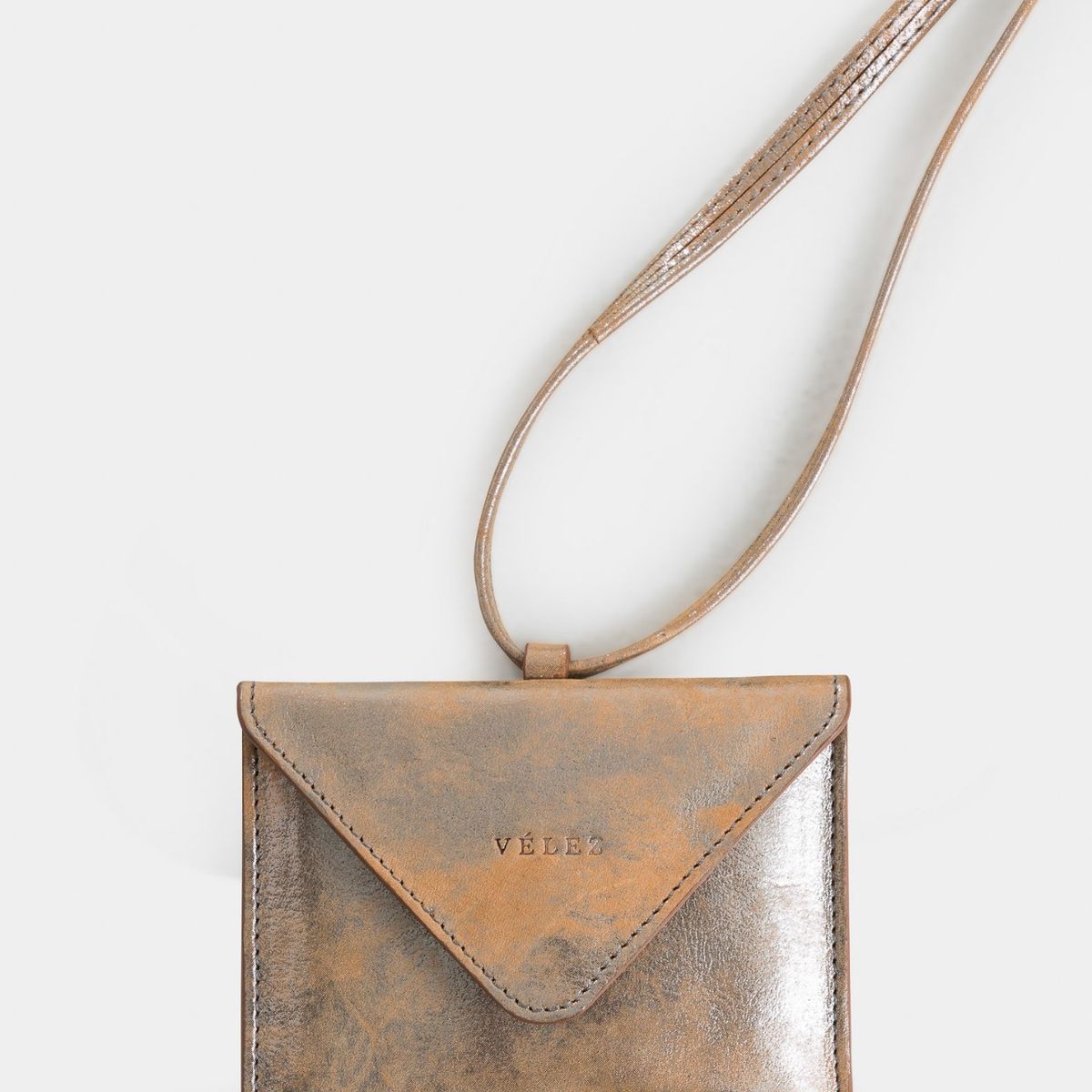 VELEZ - Vélez Monedero Mallorca De Cuero Liso Para Mujer Lila