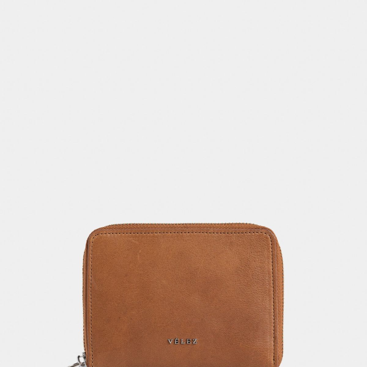 VELEZ - Vélez Billetera Grecia Cuero Para Mujer Con Cremallera Miel