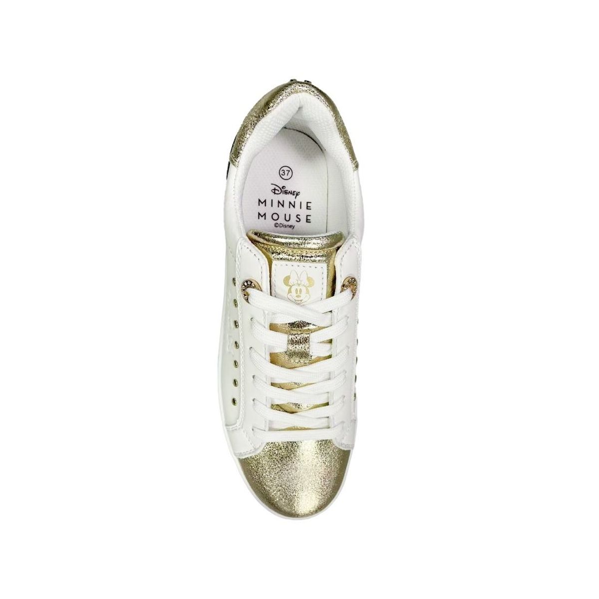 DISNEY - Zapatillas Mujer Minnie Mouse Dorado