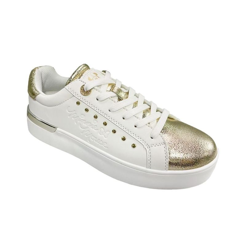 DISNEY - Zapatillas Mujer Minnie Mouse Dorado