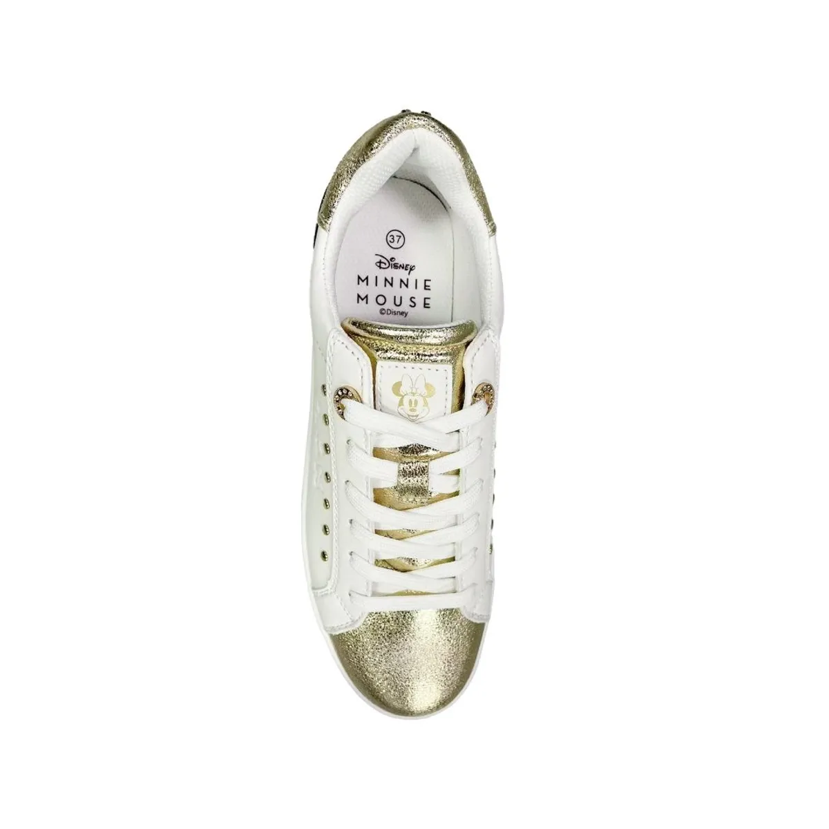 DISNEY - Zapatillas Mujer Minnie Mouse Dorado