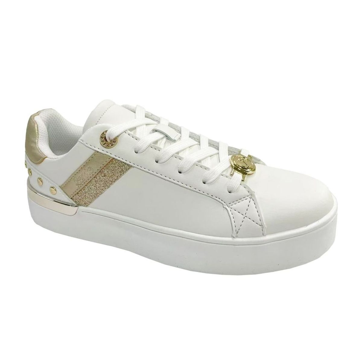 BARBIE - Zapatillas Mujer Barbie Dorado