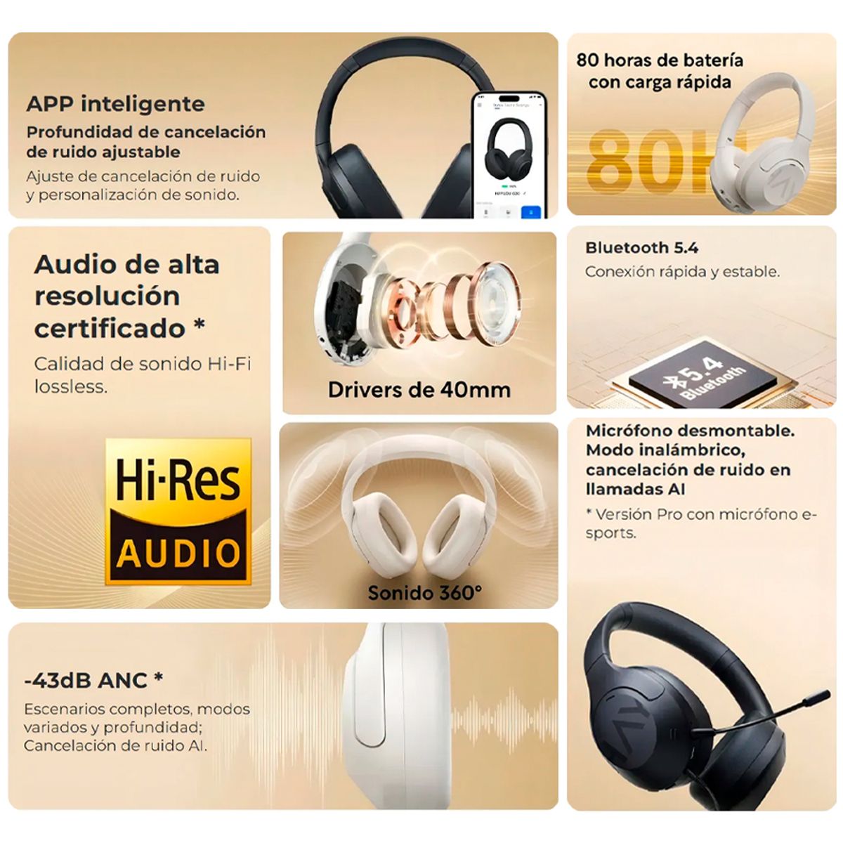 HAYLOU - Audifono Inalambricos Haylou S30 Pro Gamer con Micrófono cancelación de ruido