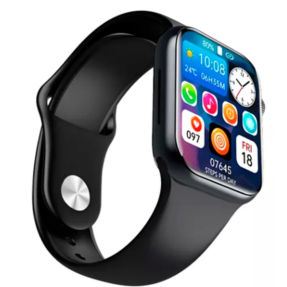 GENERICO - Smartwatch H12 Pro Plus 4Gb Serie 9 Negro