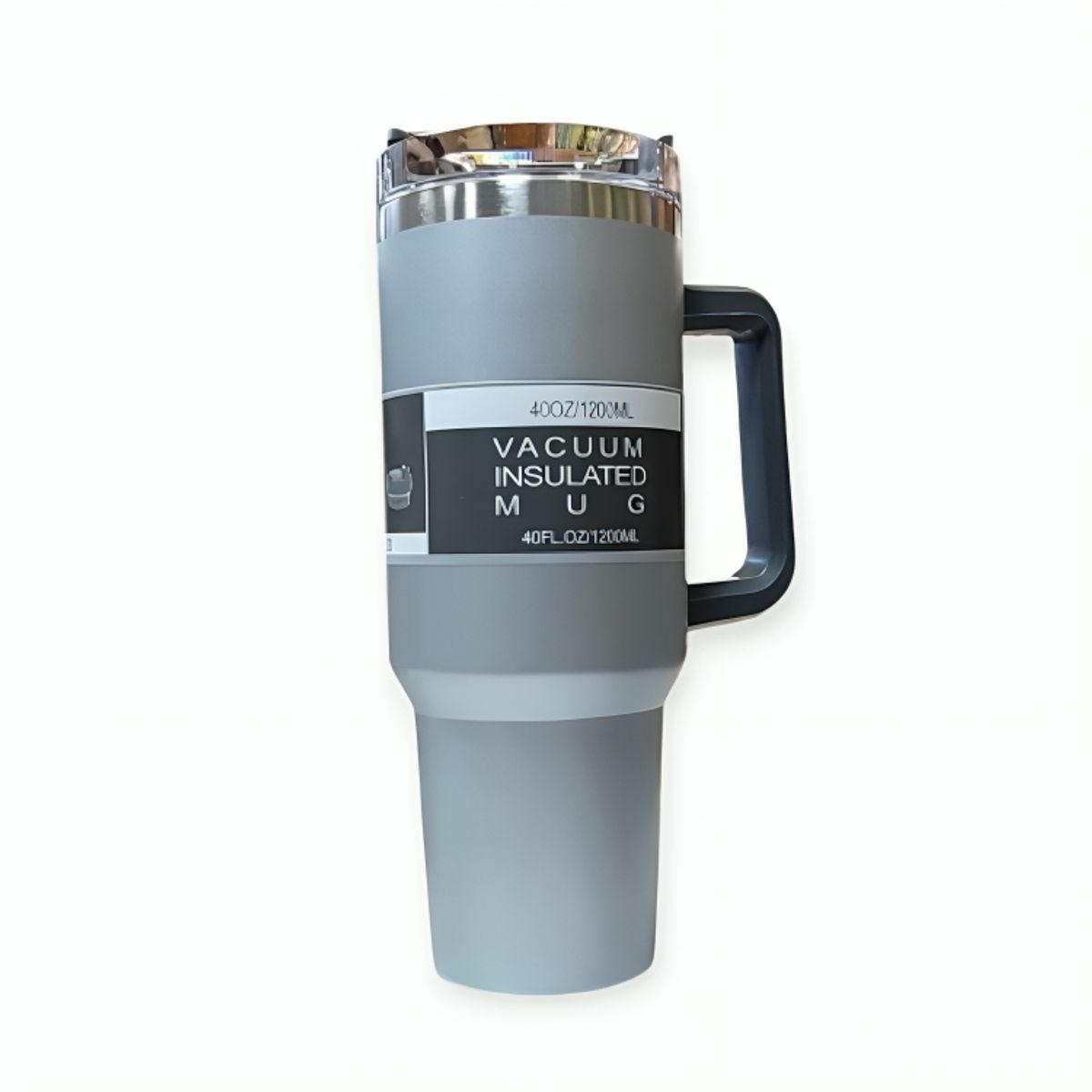 GENERICO - Termo Tomatodo Vaso con Asa de Acero Inoxidable de 1200 ml