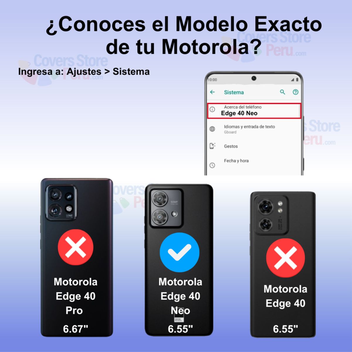 GENERICO - Funda para Motorola Edge 40 Neo Anillo Metálico Antishock Azul