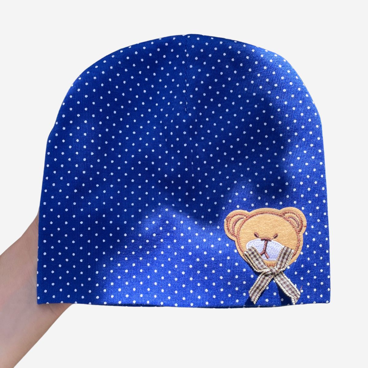 KAST PE - Beanie de Algodón Ositos para Bebé 2 a 9 meses - Azul