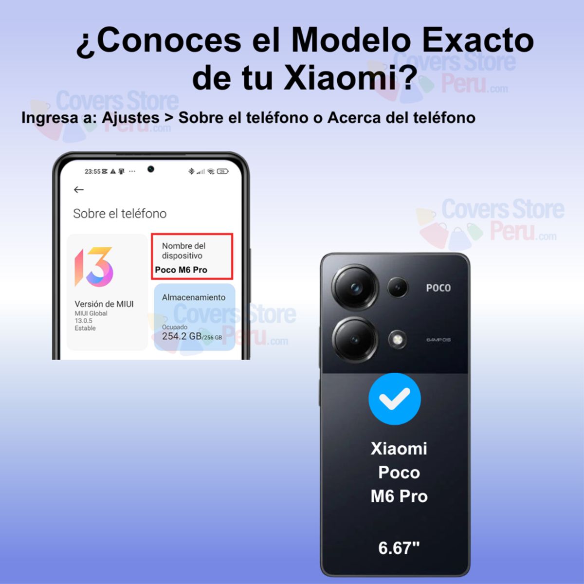 GENERICO - Funda para Xiaomi Poco M6 Pro Anillo Metálico Antishock Azul
