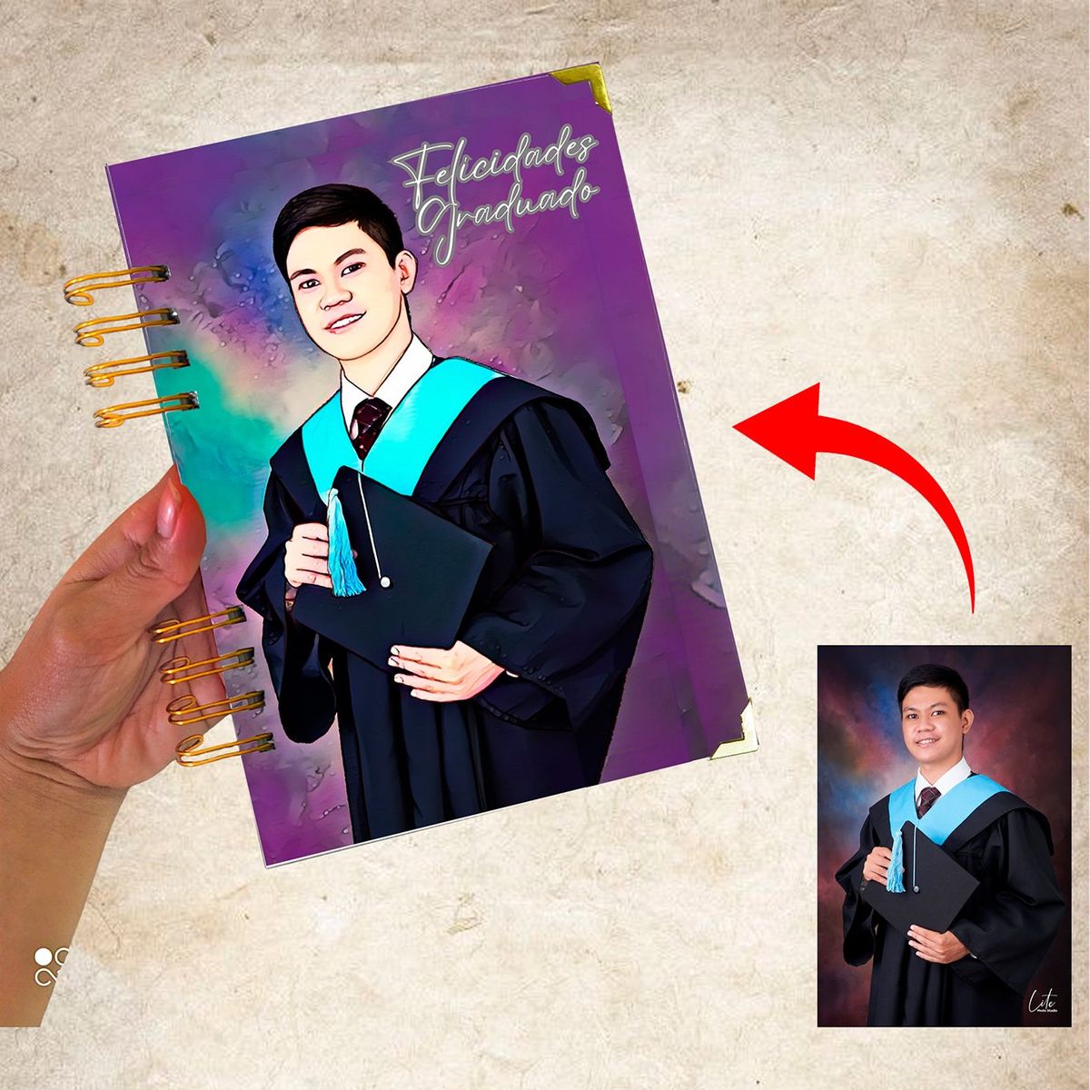 M MATIX SHOP - Matix-Regalos Personalizados - Libreta Foto Caricatura