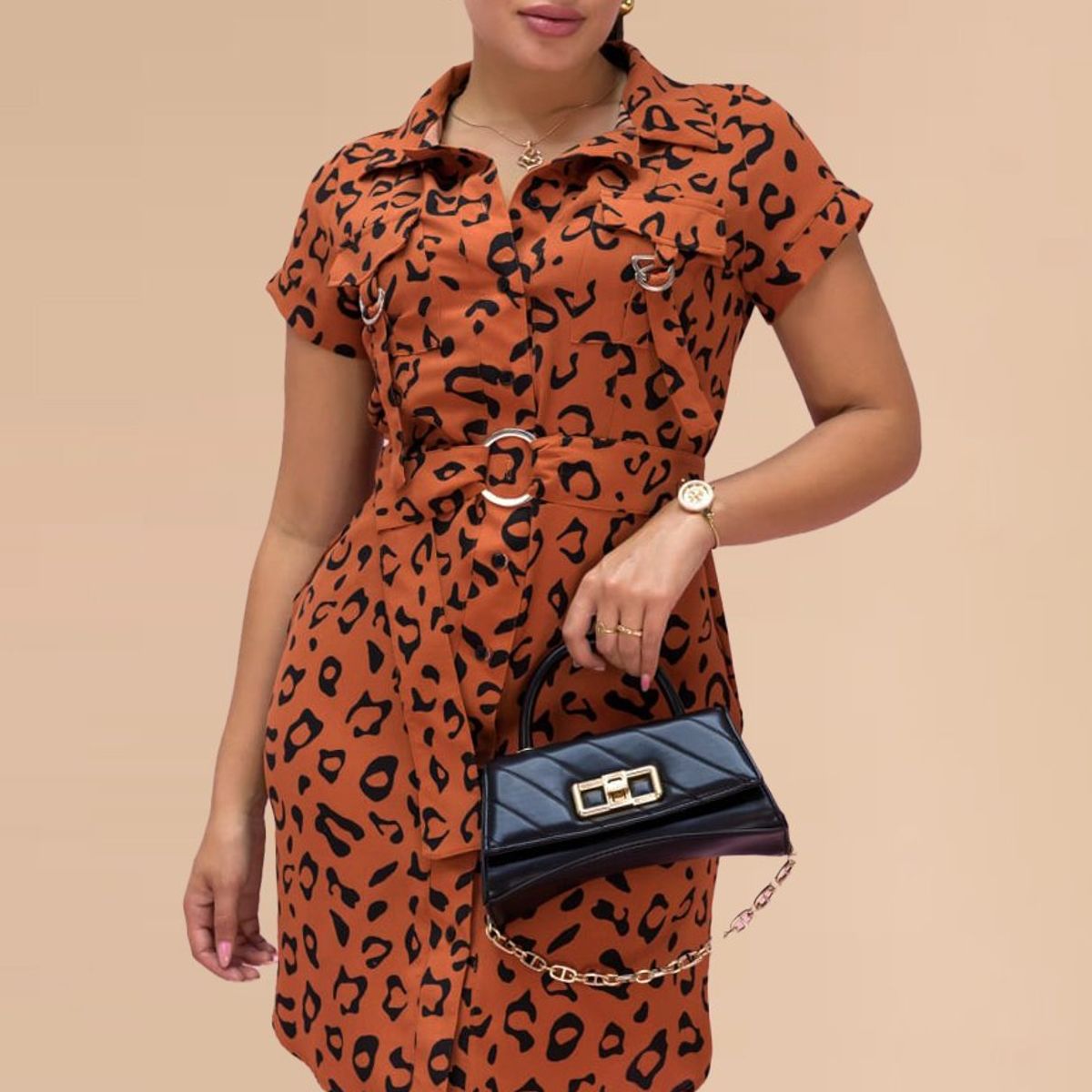 ARMA TU LOOK - VESTIDO CAMELIA CAMISERO CORTO CON CINTURON ARMA TU LOOK