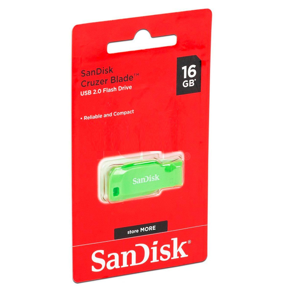 SANDISK - Memoria Sandisk 16GB Cruzer Blade Usb 20 Verde