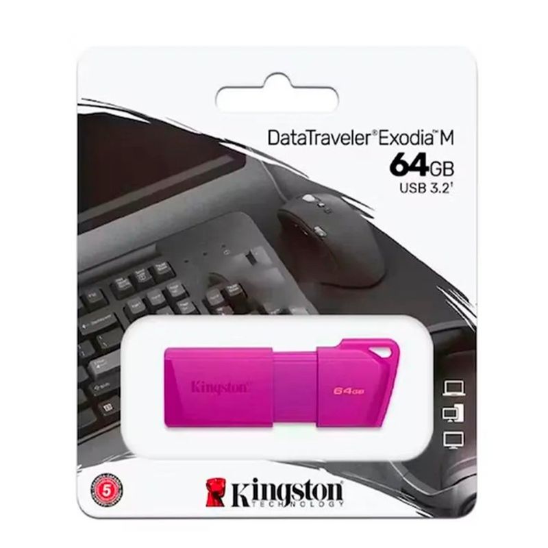 KINGSTON - Memoria Usb 64GB Kingston 32 Exodia Purpura