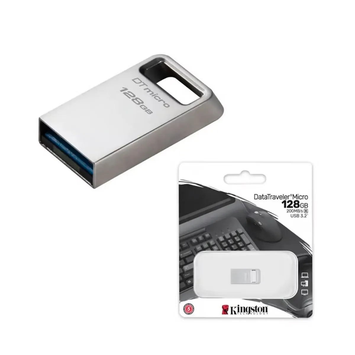 KINGSTON - Memoria Usb 128GB Kingston Dt Micro Ultra Slim