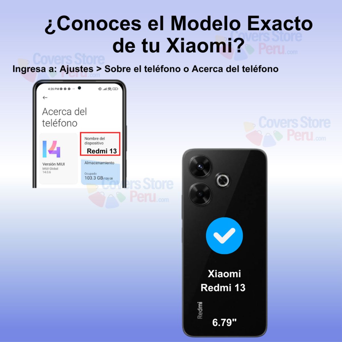 GENERICO - Funda para Xiaomi Redmi 13 TPU 100% Transparente Antishock