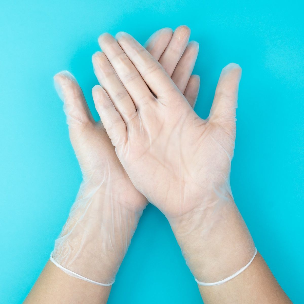 GENERICO - Guantes De Vinilo Transparentes Talla M Caja 100 UND