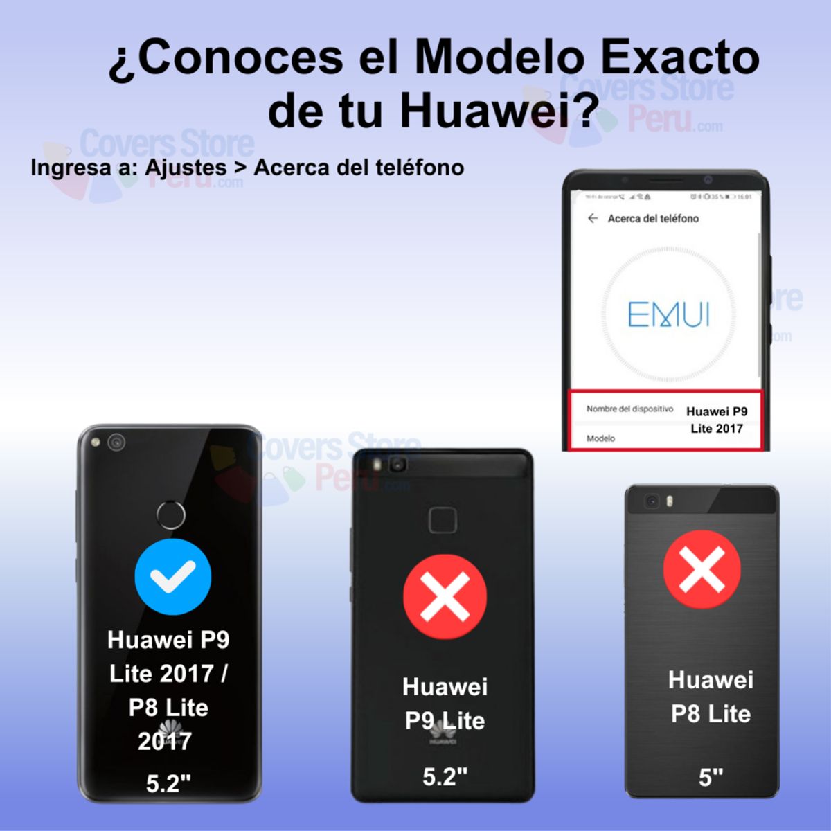 GENERICO - Funda para Huawei P9 Lite 2017 TPU 100% Transparente