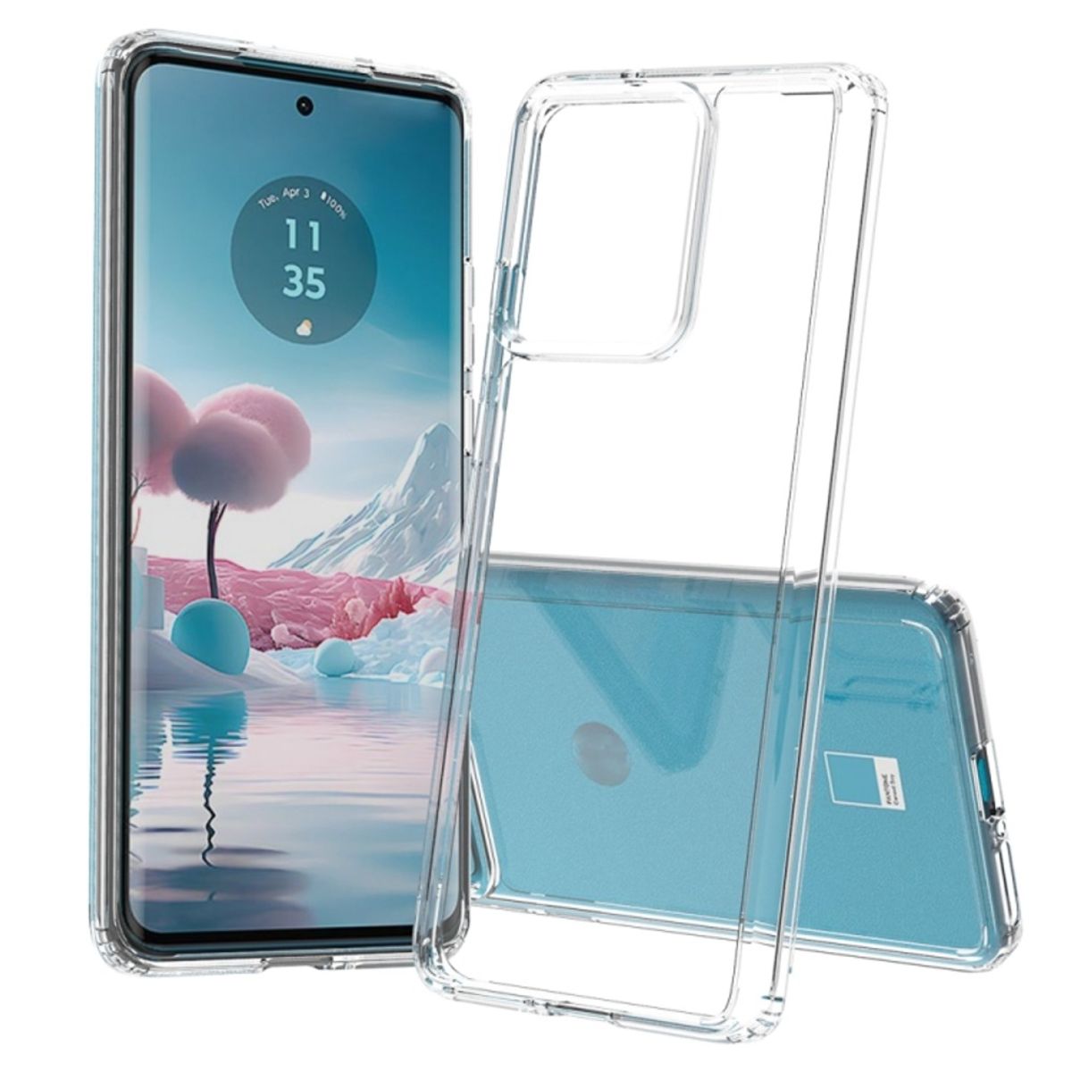 GENERICO - Funda para Motorola Moto G24 TPU 100% Transparente