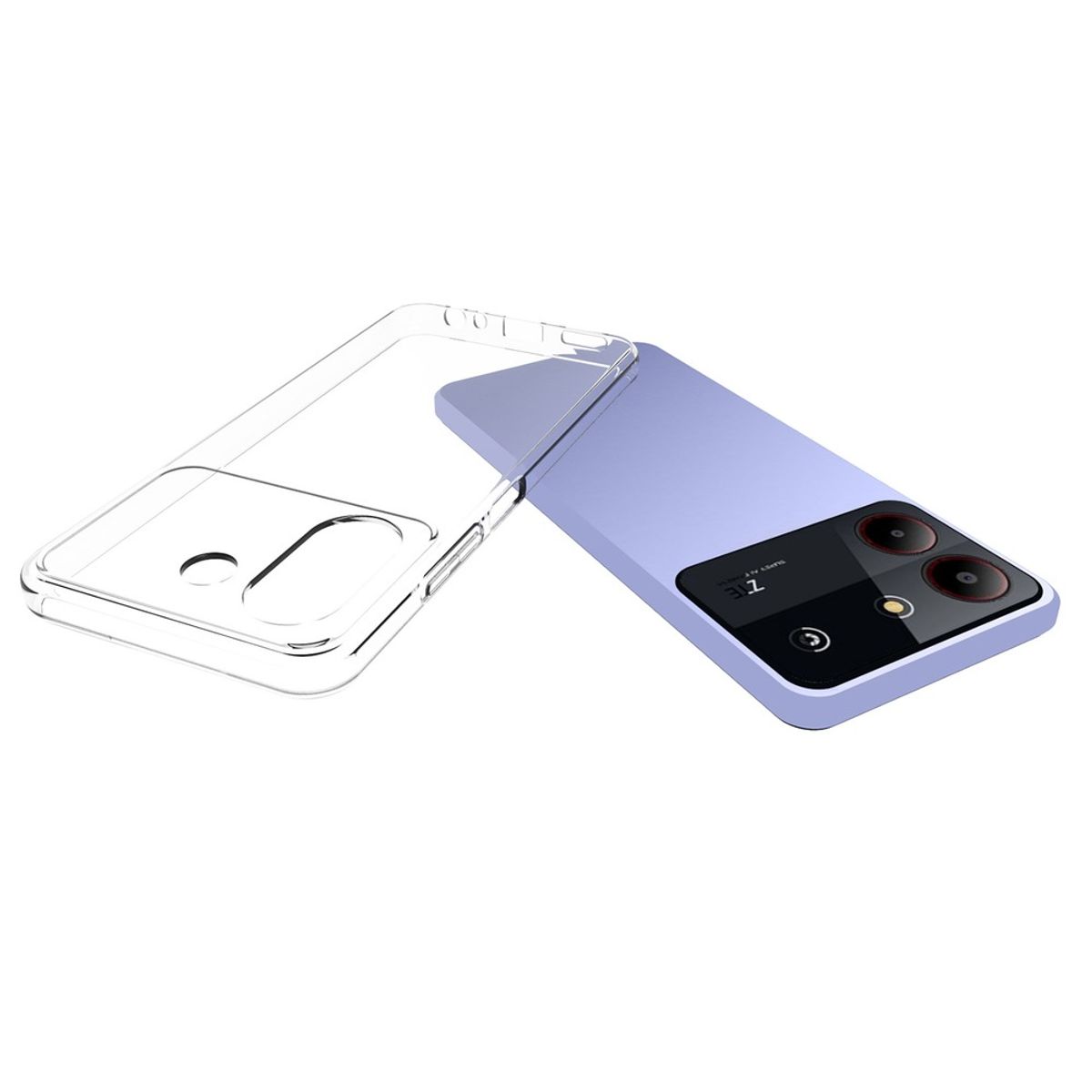 GENERICO - Funda para Zte A53 TPU 100% Transparente Antishock