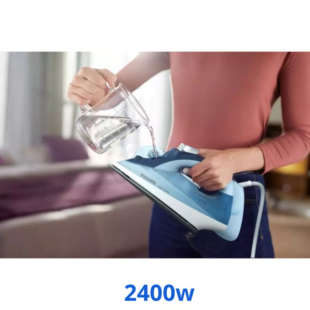 PHILIPS - Plancha A Vapor Philips 2400w Steamglide Plus Anti-rayaduras