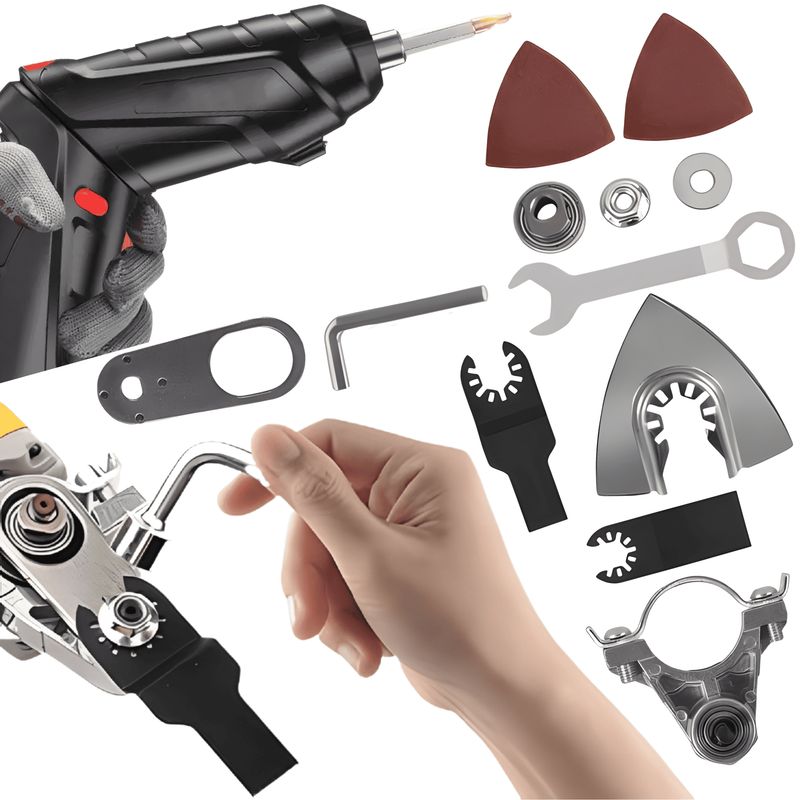 ROSH - Destornillador Eléctrico + Adaptador Multifuncional  Máxima Precisión