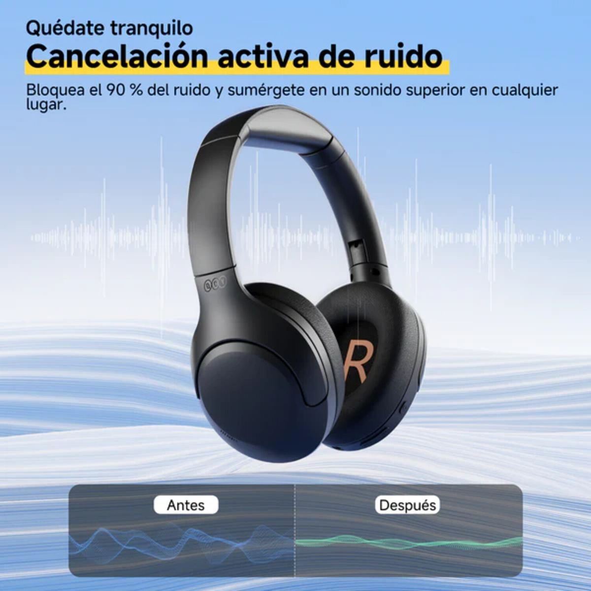 QCY - Audífonos Inalámbricos QCY H3 Lite ANC - Negro