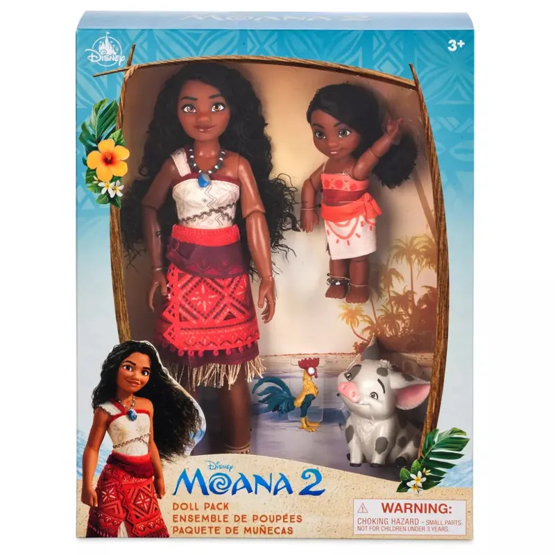 XCLUSIVE - Moana 2 Set Princesas Moana Simea Heihei Pua Original
