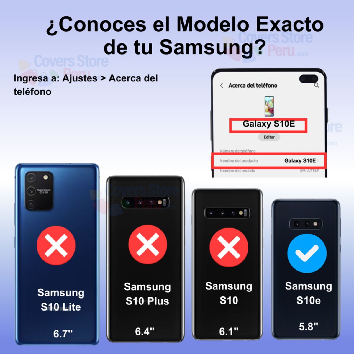 GENERICO - Funda Case para Samsung S10E Flip Cover Negro Antishock