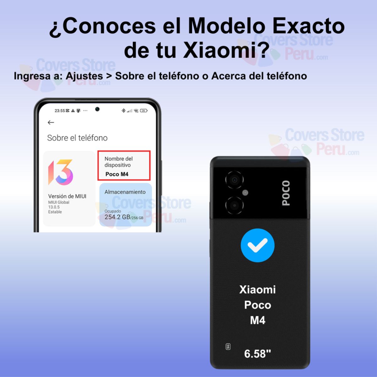 GENERICO - Funda Case para Xiaomi Poco M4 Flip Cover Negro Antishock