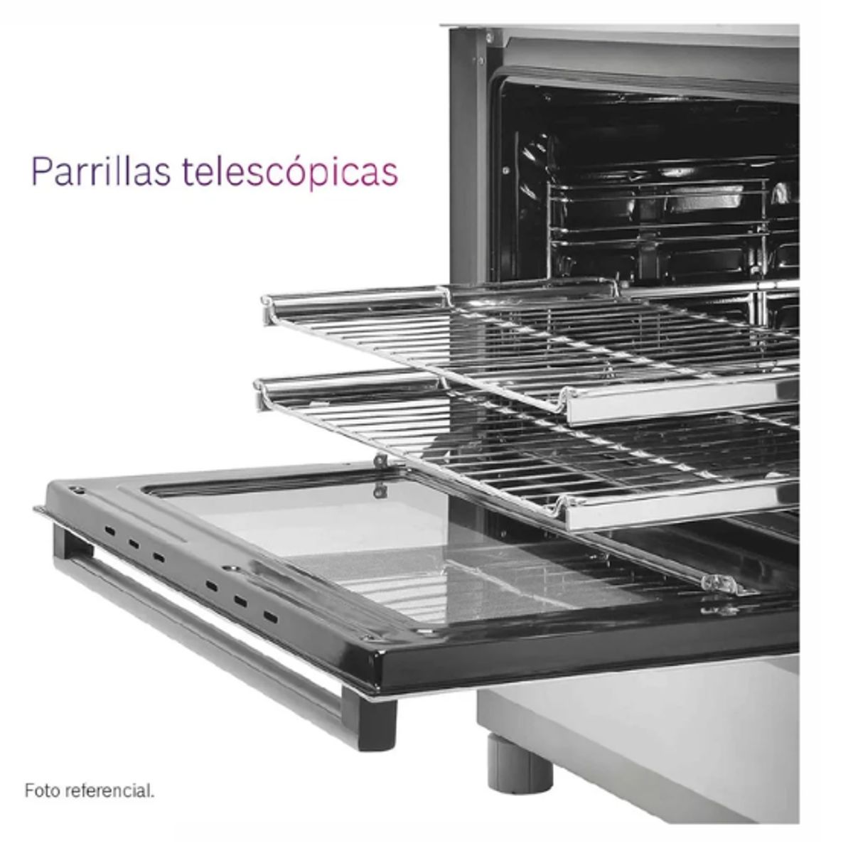 BOSCH - Cocina BOSCH PRO465 - HSG45I30SC a Gas de Pie 4 Hornillas Acero Inoxidable