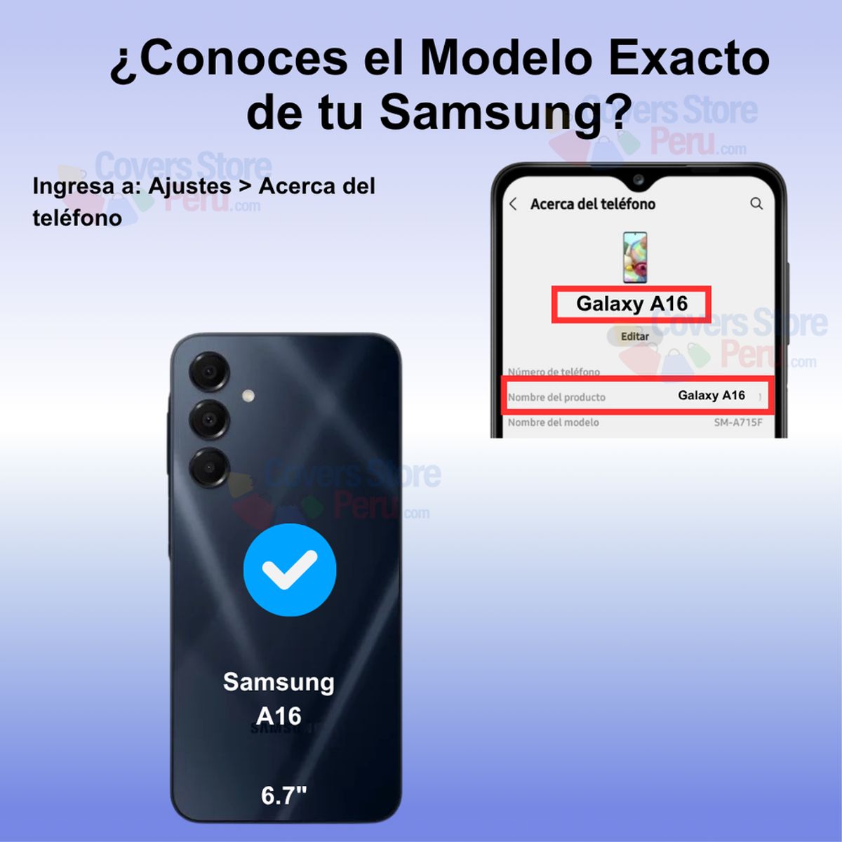 GENERICO - Funda Case para Samsung A16 5G Flip Cover Marrón Antishock