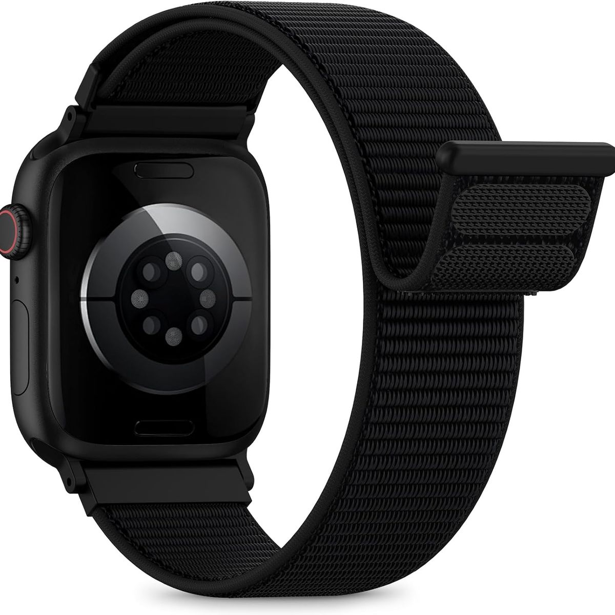 GENERICO - Correa Nylon para Apple Watch 38/40/41mm/(Series 10 42mm) Negro