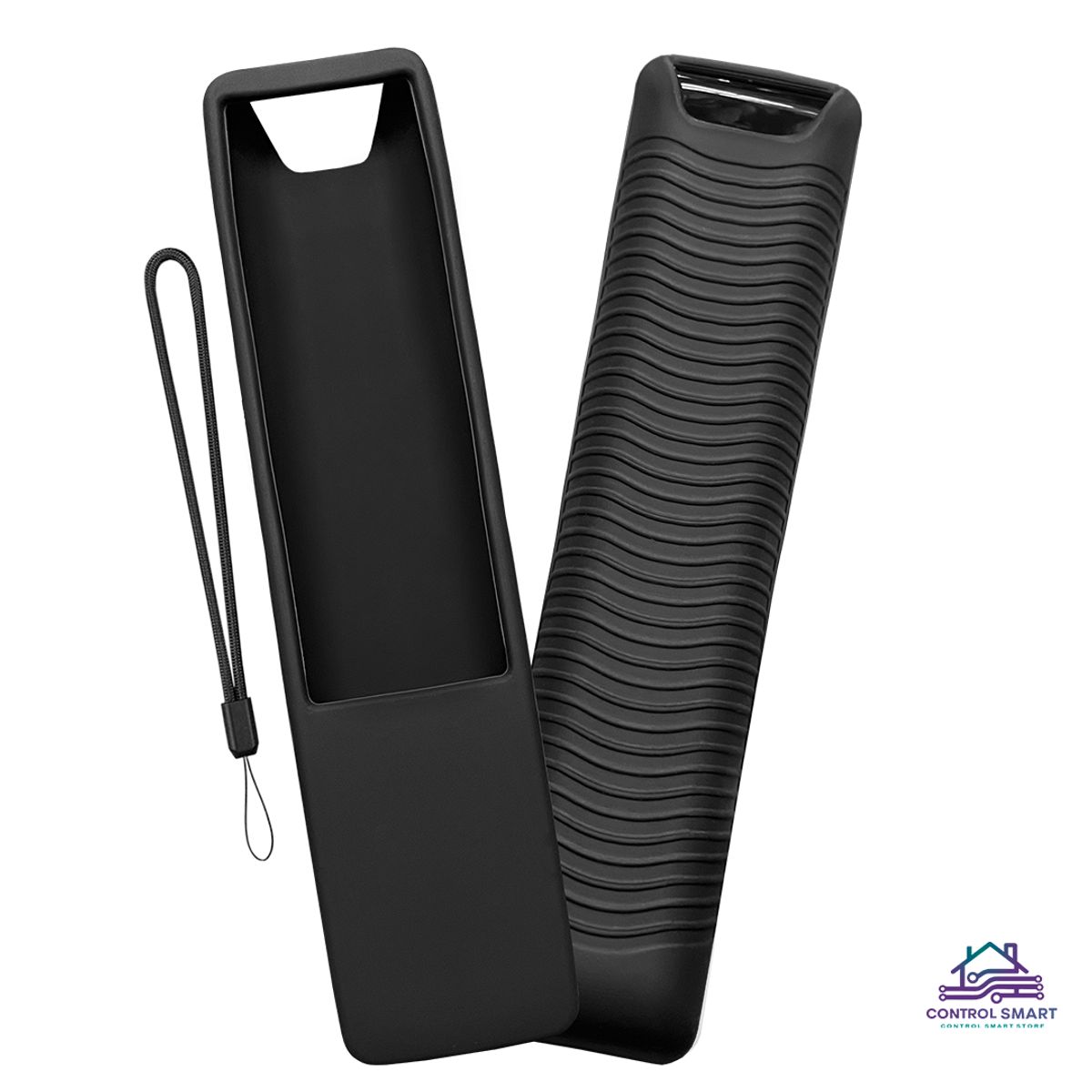 GENERICO - Control Remoto para Smart TV Samsung + Funda Protectora Plomo