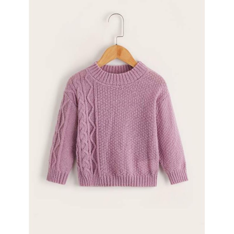 TAIS PRINCESS - Chompa casual niñitas tejido de cable