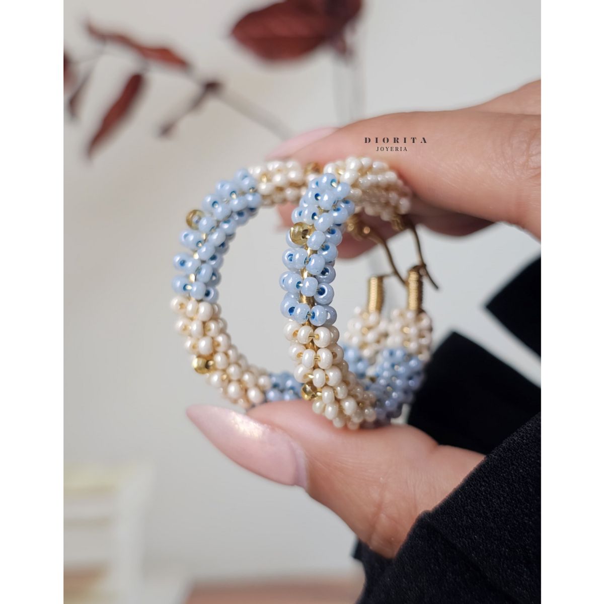 GENERICO - ARETES DE ARO ARETES DE CUENTAS MUJER