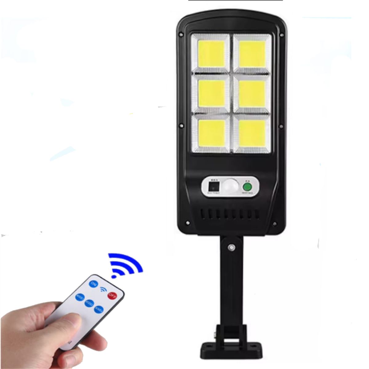 GENERICO - Lampara Reflector con Panel Solar para Exteriores Luz LED