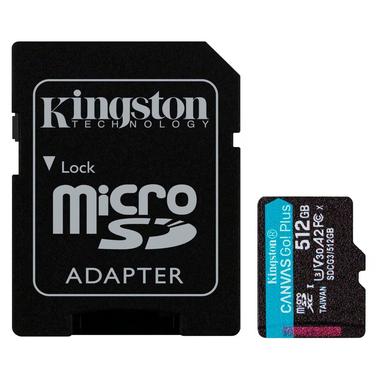 KINGSTON - Memoria Micro SD 512GB Kingston Canvas Go Plus 4k
