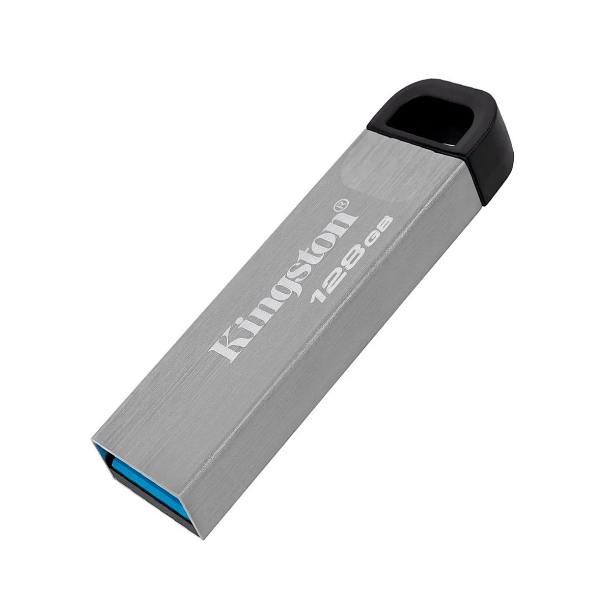 KINGSTON - Memoria USB 32 Kingston 128GB Datatraveler Kyson Metal Plata