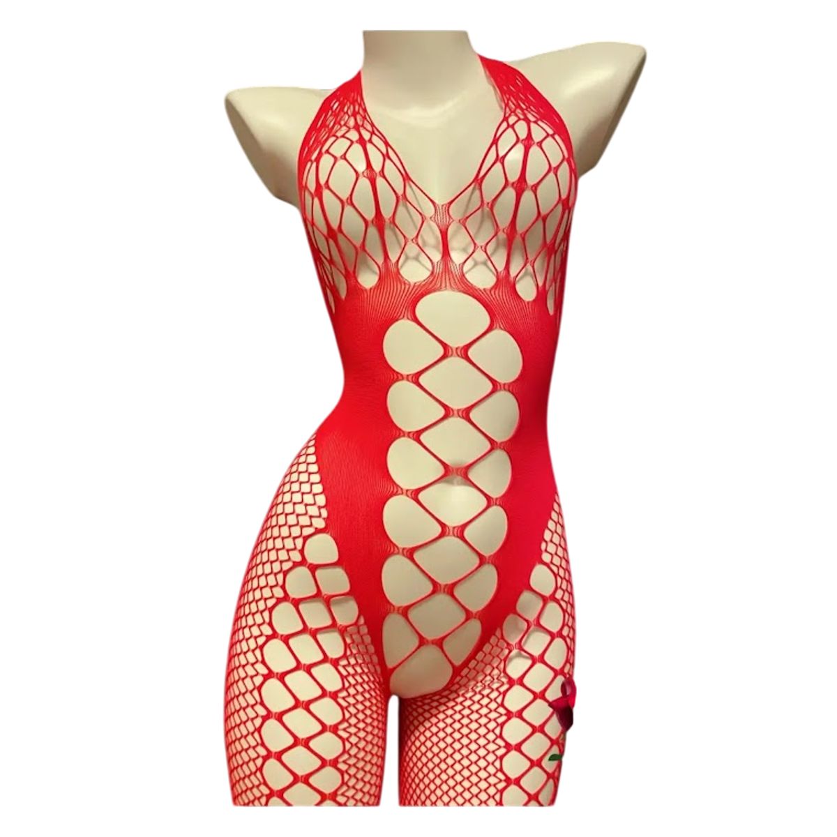 GENERICO - MALLA CORPORAL CATSUIT LENCERIA PORTALIGAS