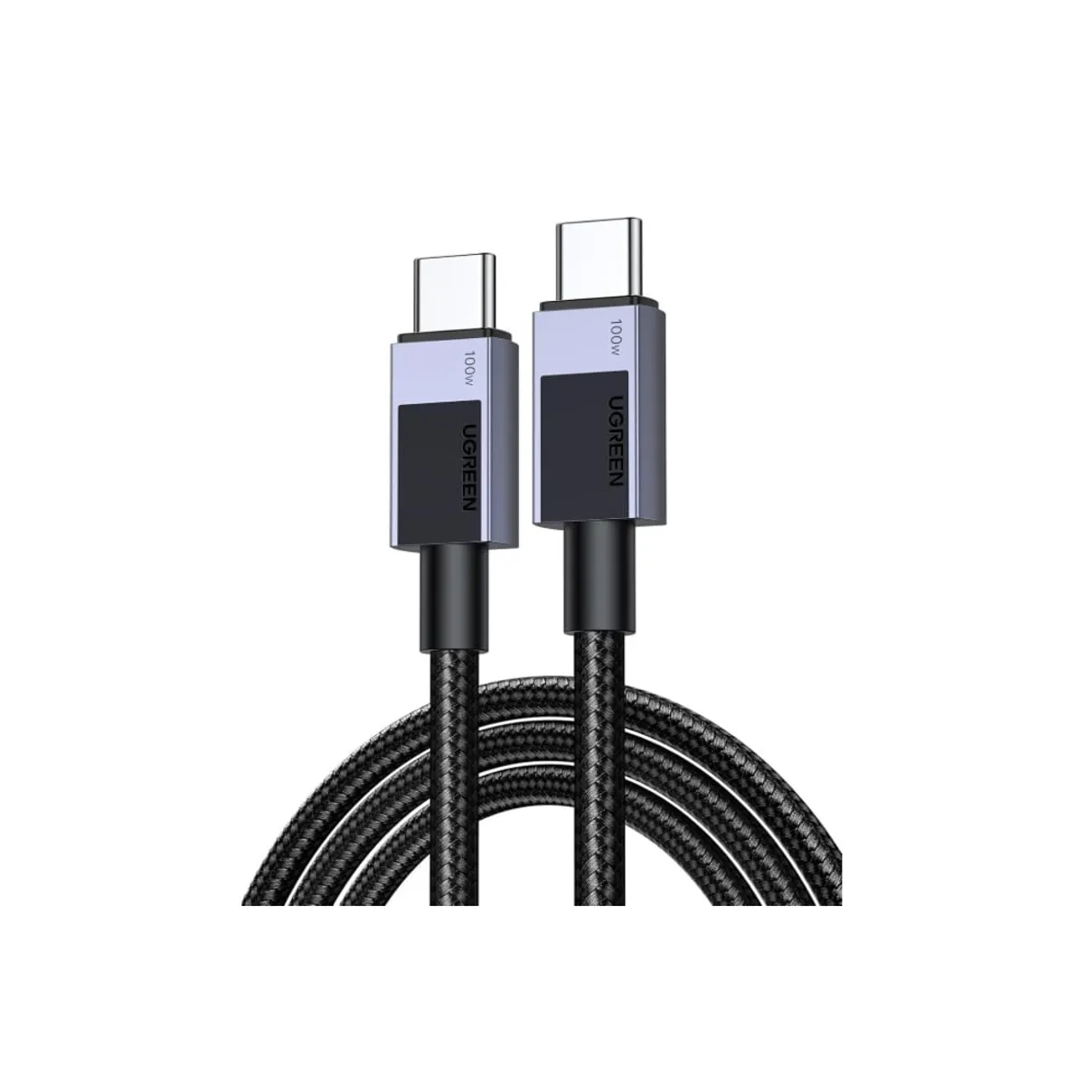 UGREEN - Cable Tipo-C a Tipo-C Carga Rápida 100W 3Metros Trenzado L512 Ugreen