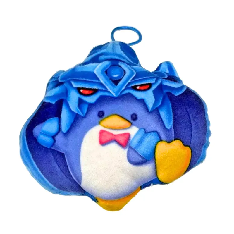 GENERICO - Mini peluche colgante Pinguino Guerrero Místico -accesorio de mochila o llavero