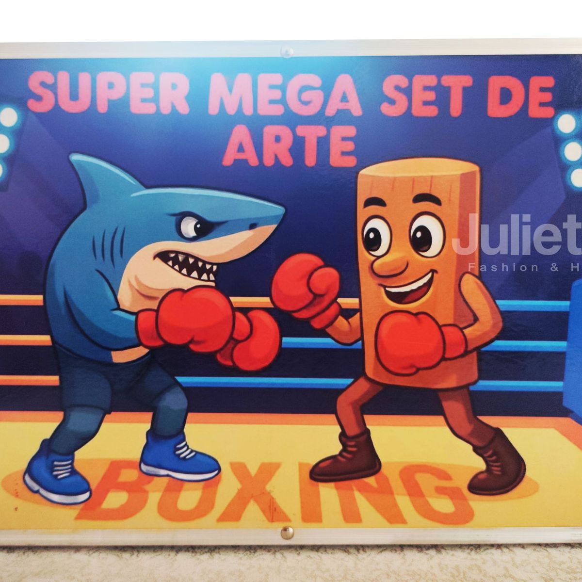 GENERICO - KIT DE DIBUJO 132PCS EN MALETA DISEÑO  ALEATORIO DETRALALERO TRALALA