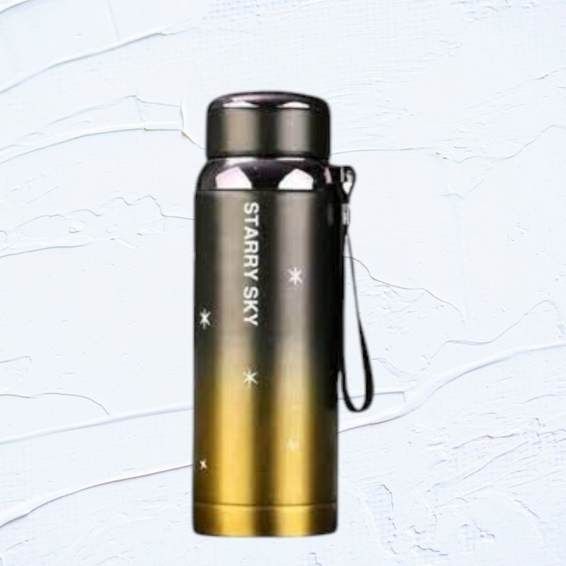 GENERICO - TERMO TOMATODO DE ACERO INOX ESTRELLA 800ML STARRY SKY