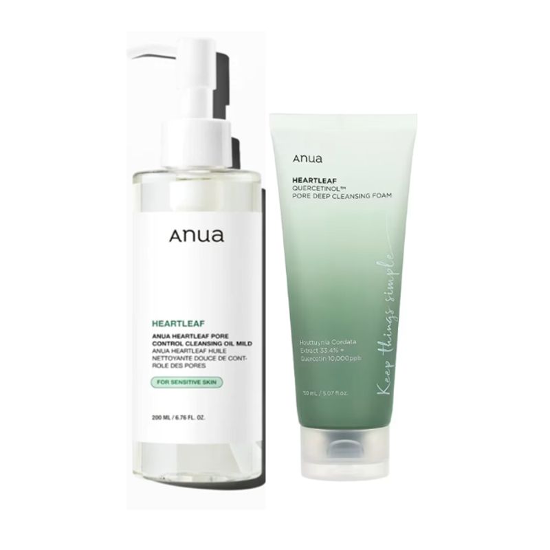 GENERICO - SET ANUA DOBLE LIMPIEZA CLEANSING OIL 200 ml + FOAM 150ml