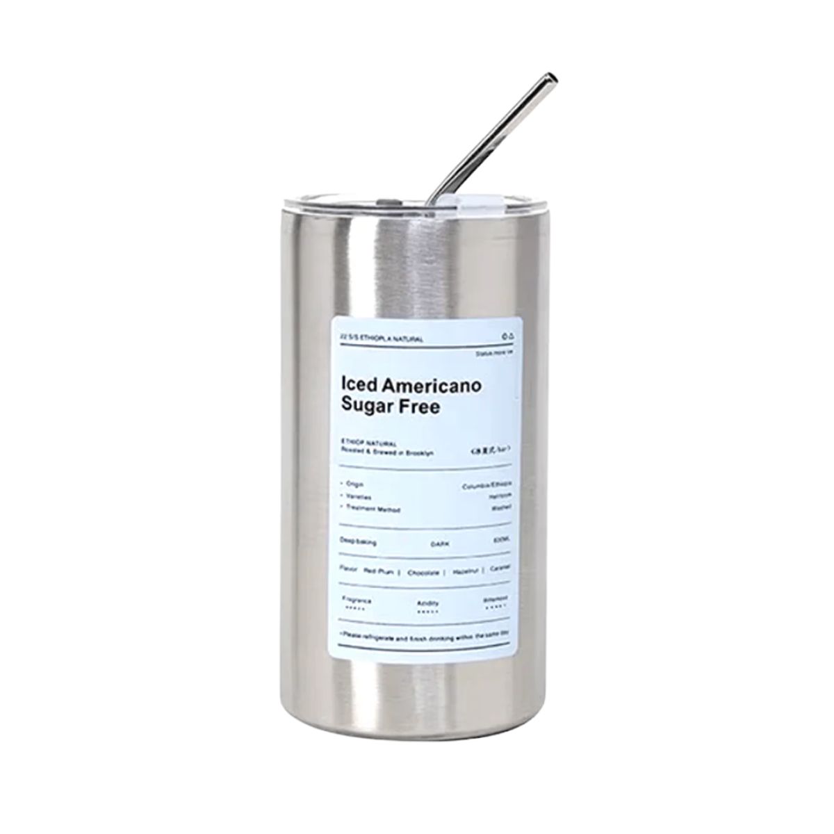 GENERICO - Tomatodo Térmico de metal Mug Plateado 600ml