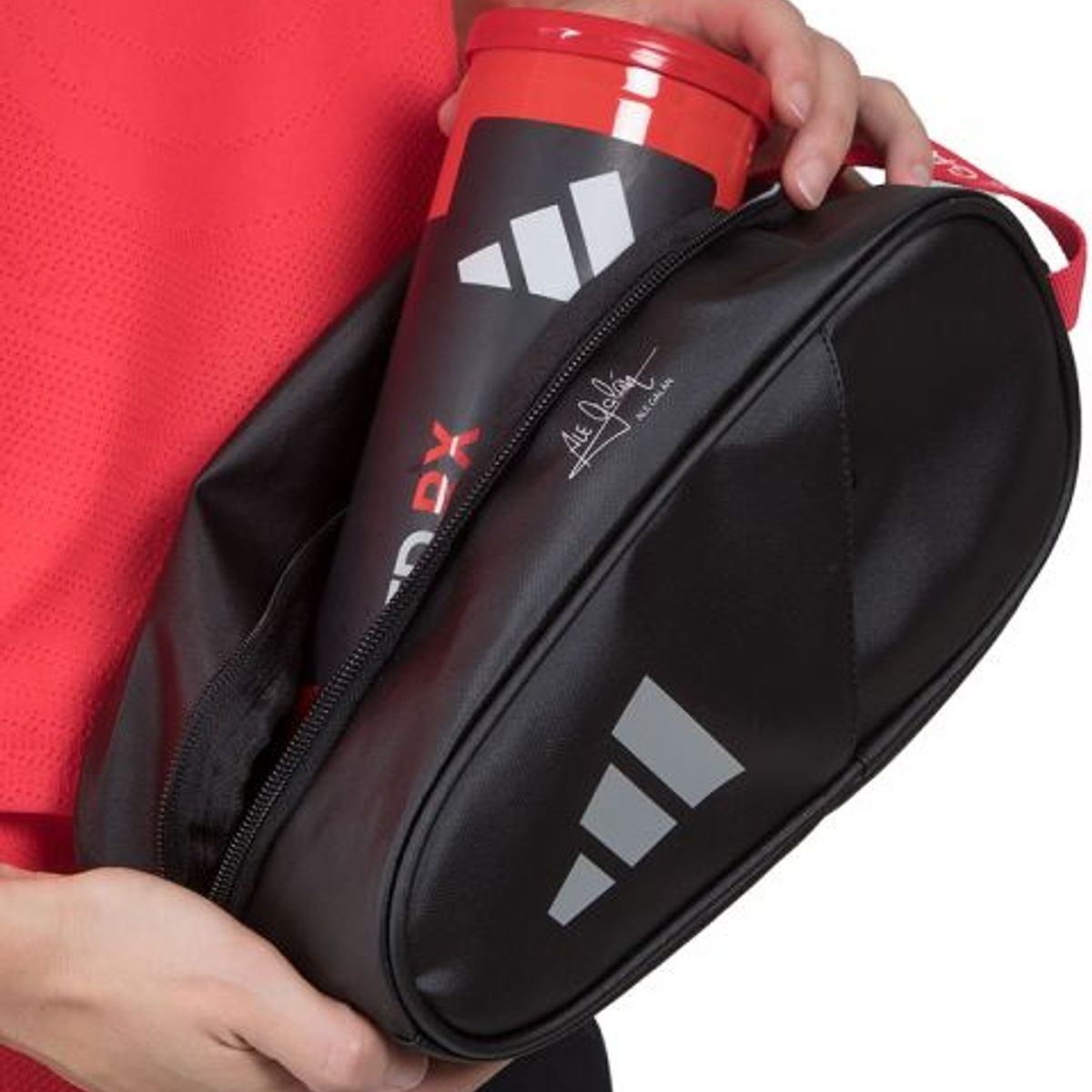 ADIDAS - NECESER ADIDAS NEGROROJO 34-ALE GALÁN