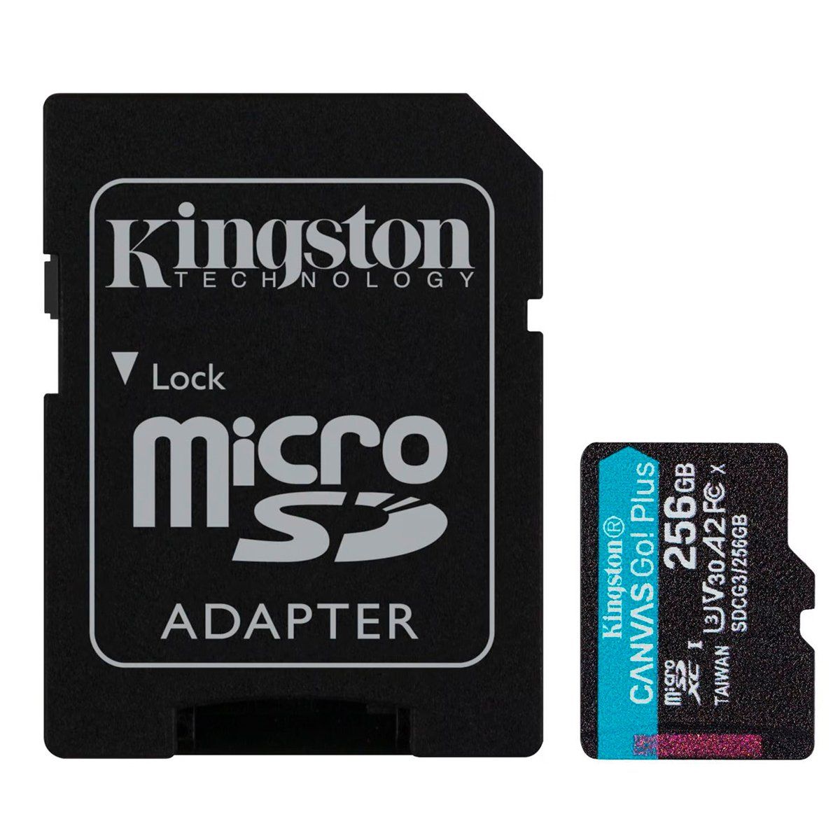 KINGSTON - Memoria Micro SD 256GB Kingston Canvas Go Plus 4k
