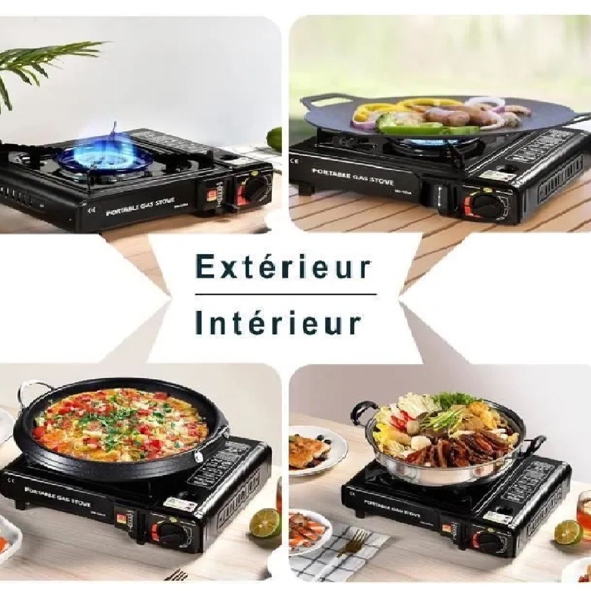 OEM - Cocinilla A Gas Portatil Para Camping Con Maleta